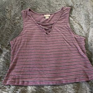Striped tank top